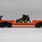 Lionel 6-16958 O Gauge Lionel Flatcar w/an Ertl New Holland Loader LN/Box