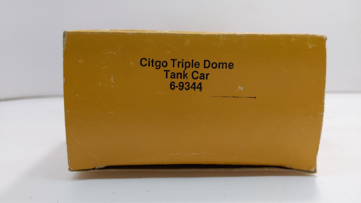 Lionel 6-9344 O Gauge Citgo Triple Dome Tank Car LN/Box
