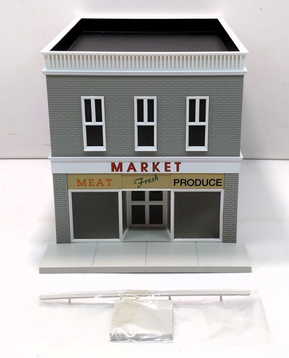 Lionel 6-34126 O Assembled Main Street Market Building LN/Box