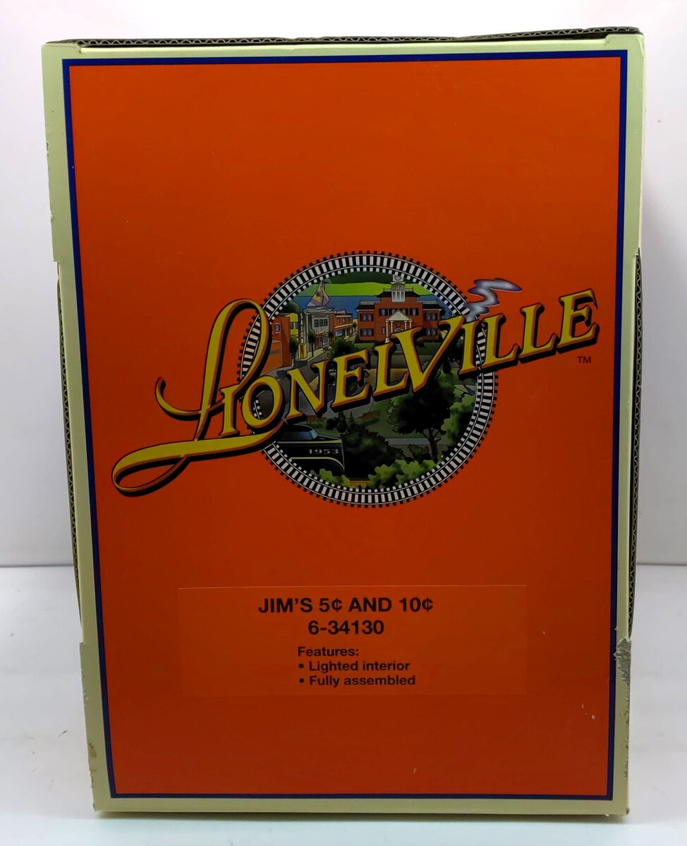 Lionel 6-34130 O Assembled 3-Story Jim's 5c And 10c Store Building LN/Box