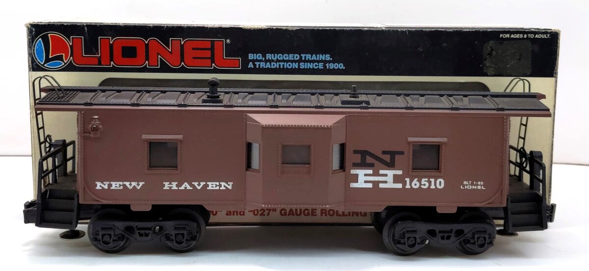 Lionel 6-16510 O New Haven Bay Window Caboose with Lighted Interior #16510 LN/Box