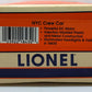 Lionel 6-18430 O Gauge New York Central Motorized Crew Car LN/Box