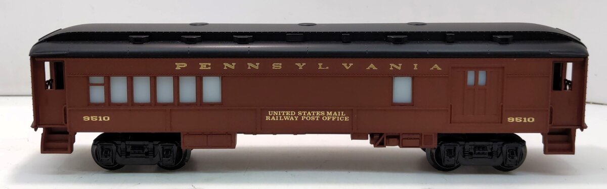 Lionel 6-9510 O Gauge Pennsylvania Mail Combo Baggage/Passenger Car LN/Box