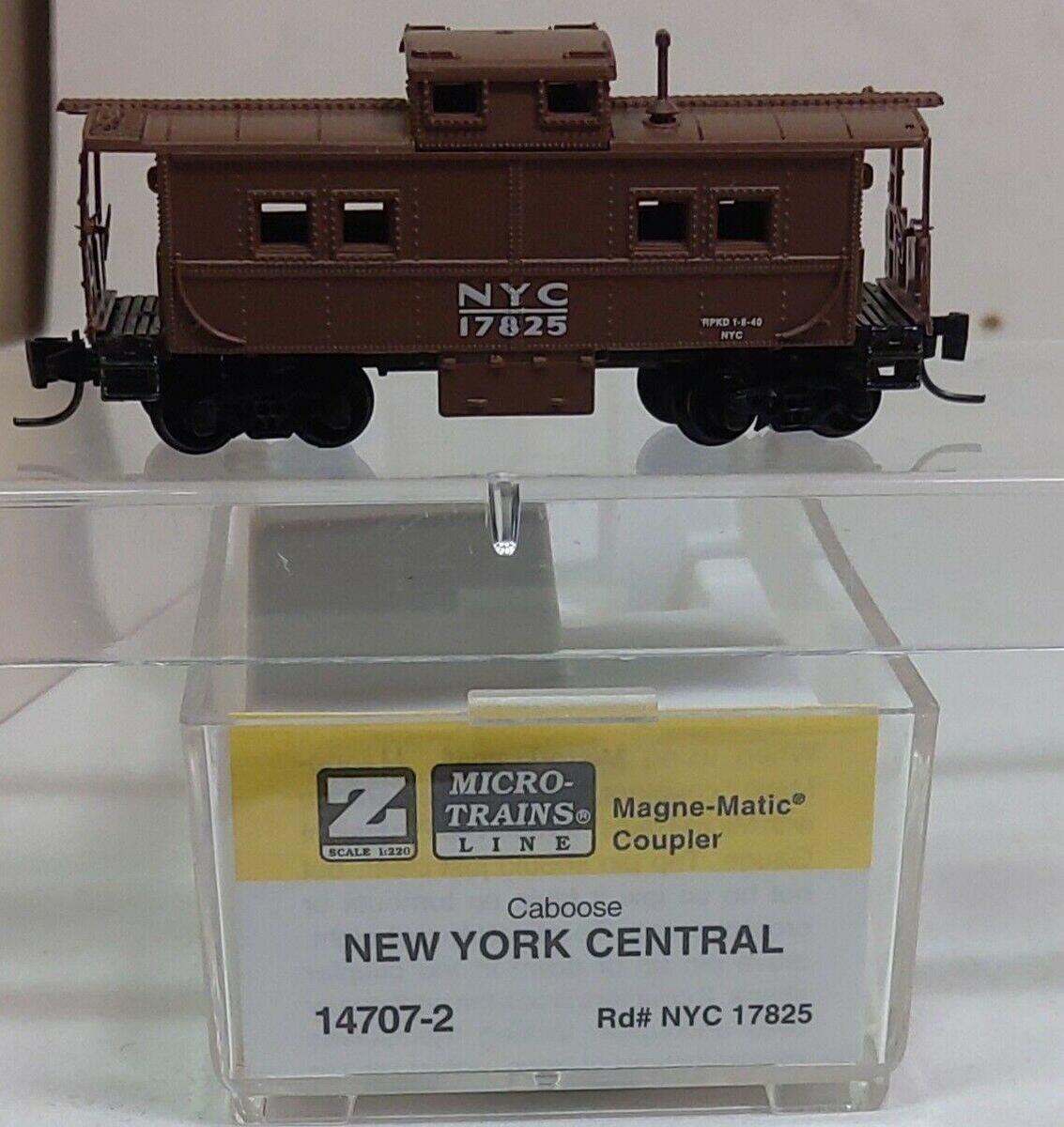 Micro-Trains 14707-2 Z Scale New York Central Caboose # 17825 LN/Box