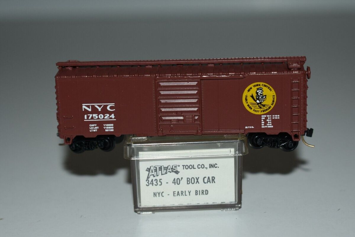 Atlas 3435 N Scale New York Central Box Car # 175024
