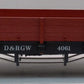 LGB 4061 G DRG&W Low-Sided Gondola EX/Box