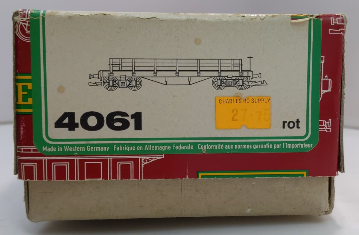 LGB 4061 G DRG&W Low-Sided Gondola EX/Box
