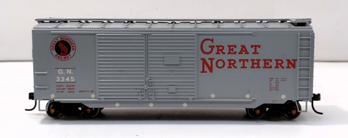 Athearn 70463 HO Great Northern 40' Double-Door Box Car #3345
