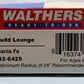 Walthers 932-6425 HO Scale Santa Fe 85' Budd Lounge Car LN/Box