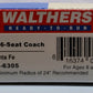 Walthers 932-6305 HO Santa Fe 85' Budd 46-Seat Coach LN/Box