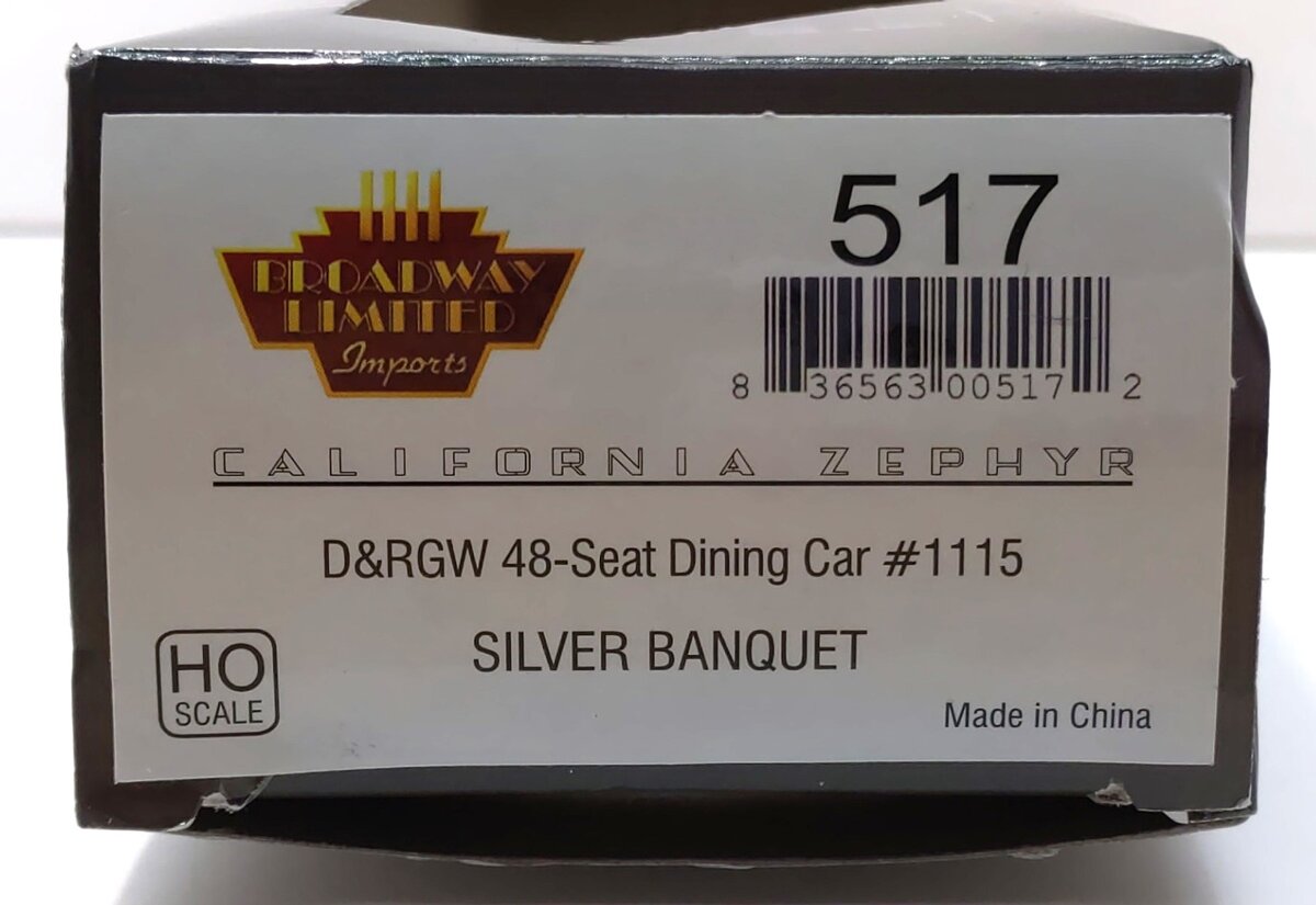 Broadway Limited 517 HO D&RGW 