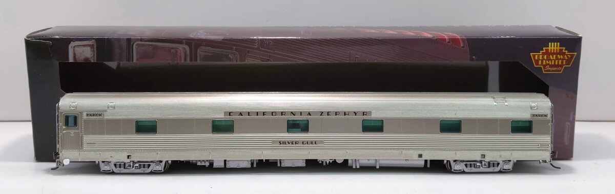 Broadway Limited 521 HO Paragon Series D&RGW "Silver Gull" Sleeper #1135 LN/Box