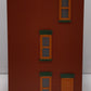 MTH 30-90374 Miner Red Brick W/Black Shutters 3-Story Town House # 2