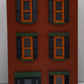 MTH 30-90374 Miner Red Brick W/Black Shutters 3-Story Town House # 2