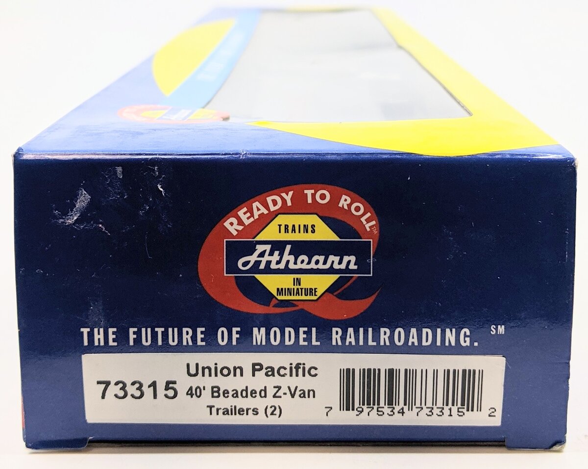 Athearn 73315 HO Scale Union Pacific 40' Fruehauf Z-Van Trailers #1 (Set of 2)