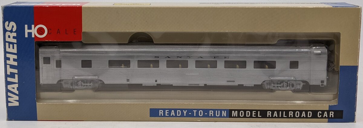 Walthers 932-6385 HO Scale Santa Fe 85` Budd 52-Seat Coach Passenger Car LN/Box