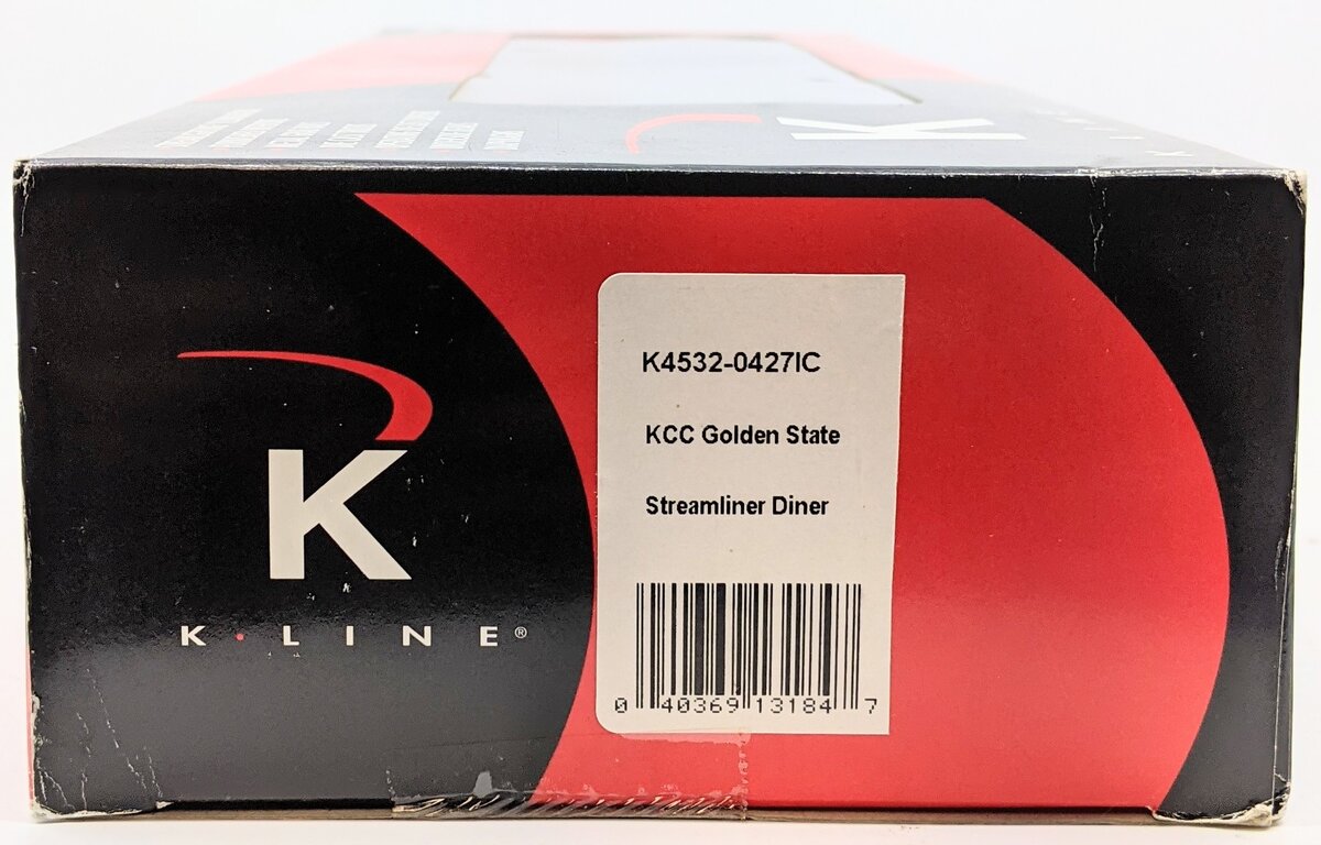 K-Line K4532-0427IC O Gauge Golden State "Golden Harvest" Diner Car #427 LN/Box