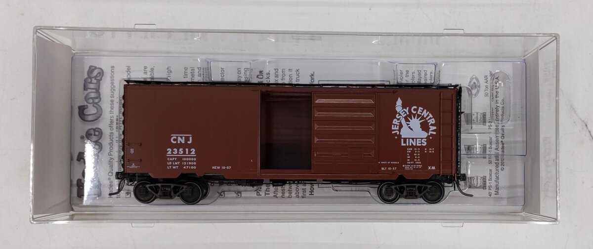 Kadee 5304 HO Central Railroad of New Jersey PS-1 40' Boxcar #23512 LN/Box