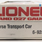 Lionel 6-9280 O Gauge Santa Fe Horse Transport Car NIB
