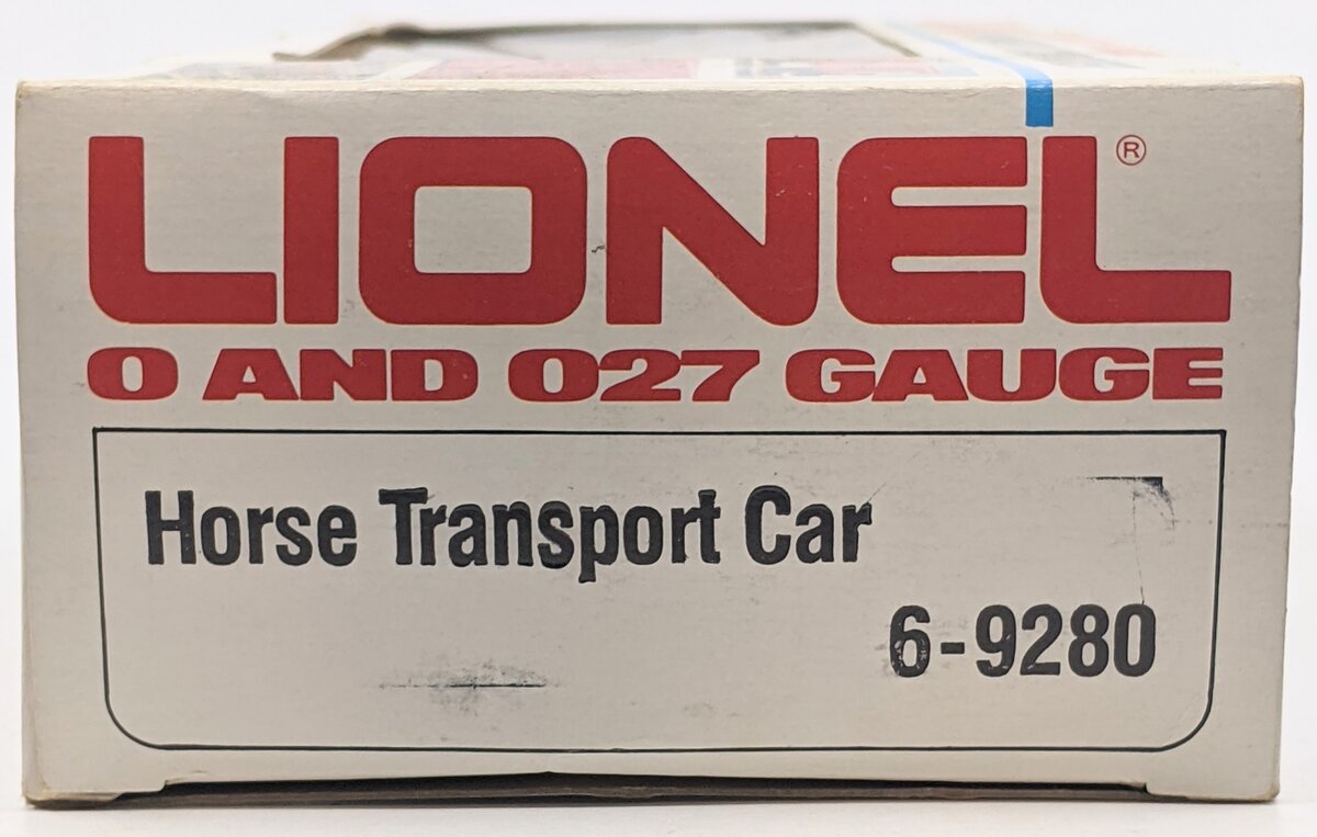 Lionel 6-9280 O Gauge Santa Fe Horse Transport Car NIB