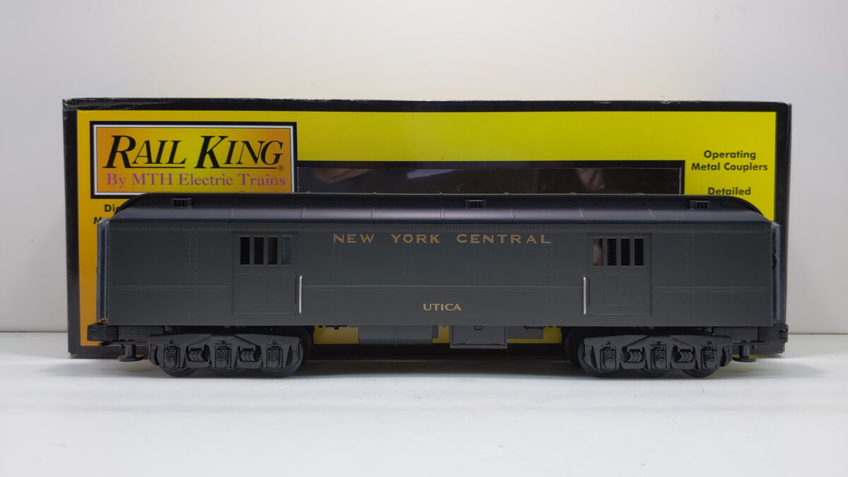 MTH 30-6210 O Gauge New York Central "Utica" Madison Baggage Car LN/Box