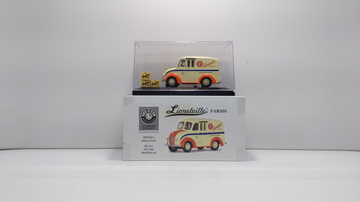Lionel 1:43 1950 Lionelville Farms Divco Delivery Truck Diecast