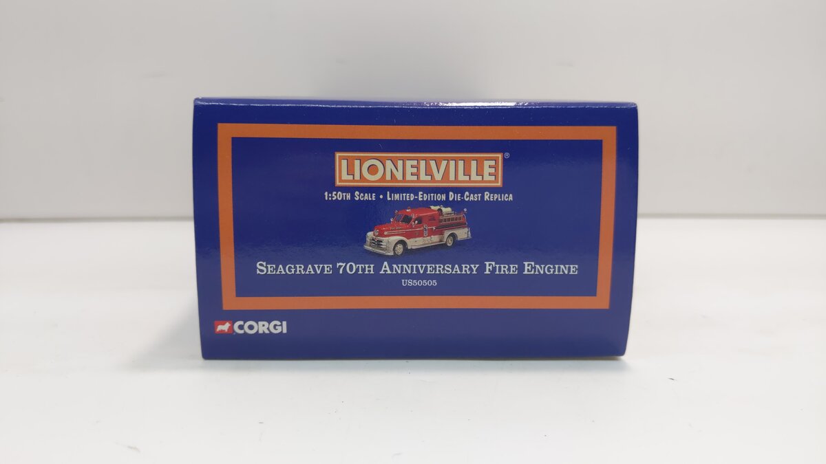 Corgi US50505 1:50 Scale Lionelville Seagrave 70th Anniversary Fire Engine