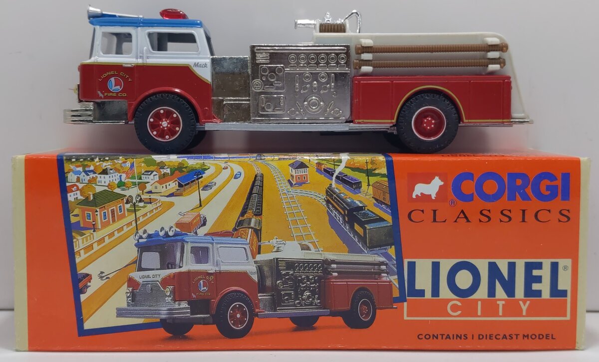 Corgi 52002 1:50 Lionel City Mack CF Pumper Fire Truck Emergency Vehicle