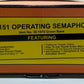MTH 30-1075 O Operating Semaphore Signal No.151 LN/Box
