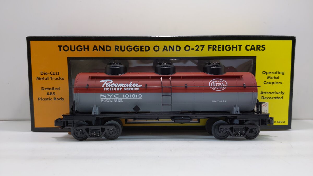 MTH 30-7332 O New York Central 3 Dome Tank Car #101019 LN/Box