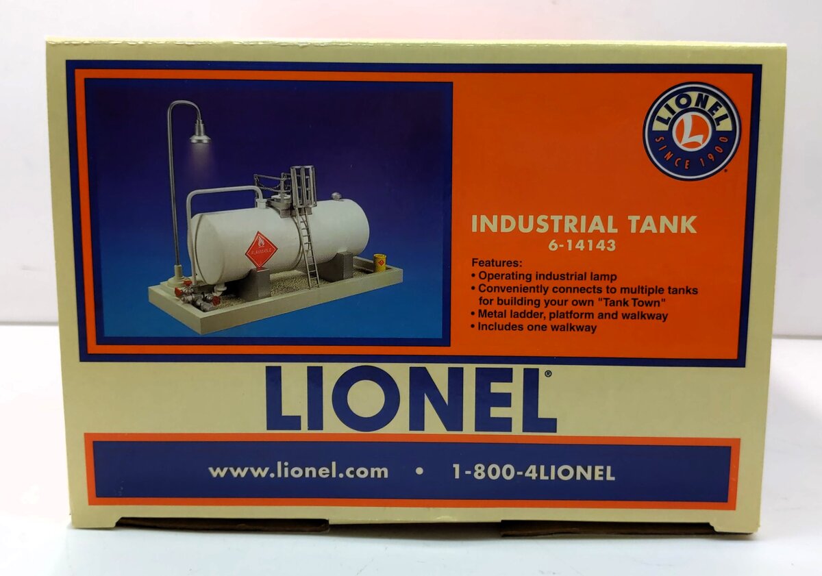 Lionel 6-14143 O Gauge Industrial Tank EX/Box