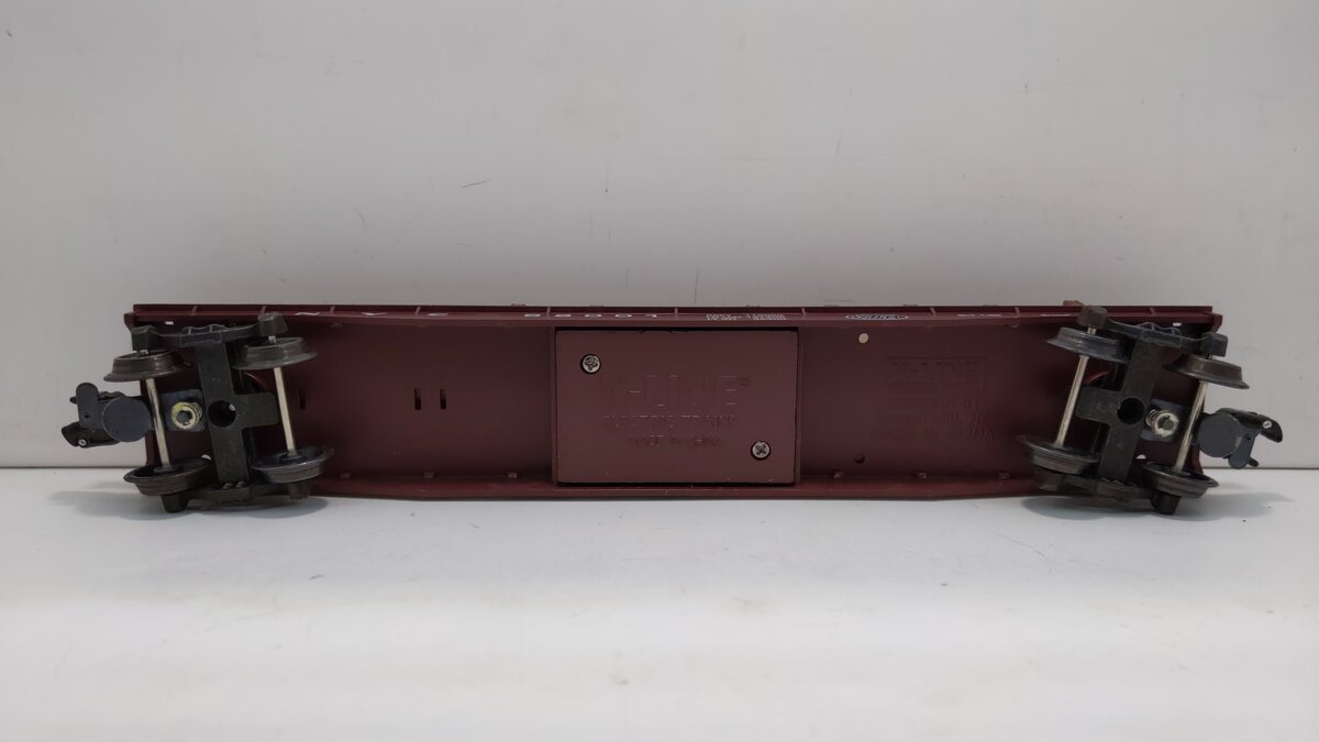 K-Line K69001 O Gauge New York Central Classic Flat Car with Stakes EX/Box