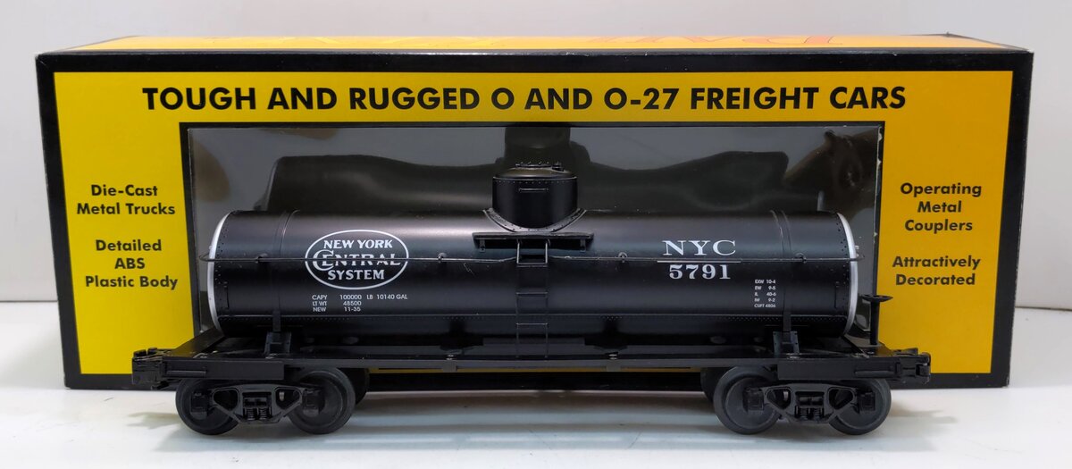 MTH 30-7310 New York Central Semi-Scale Tank Car #5791 LN/Box