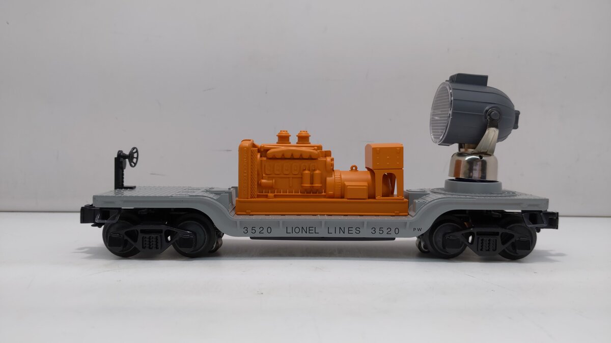 Lionel 6-26768 O Gauge Operating Searchlight Car #3520 LN/Box