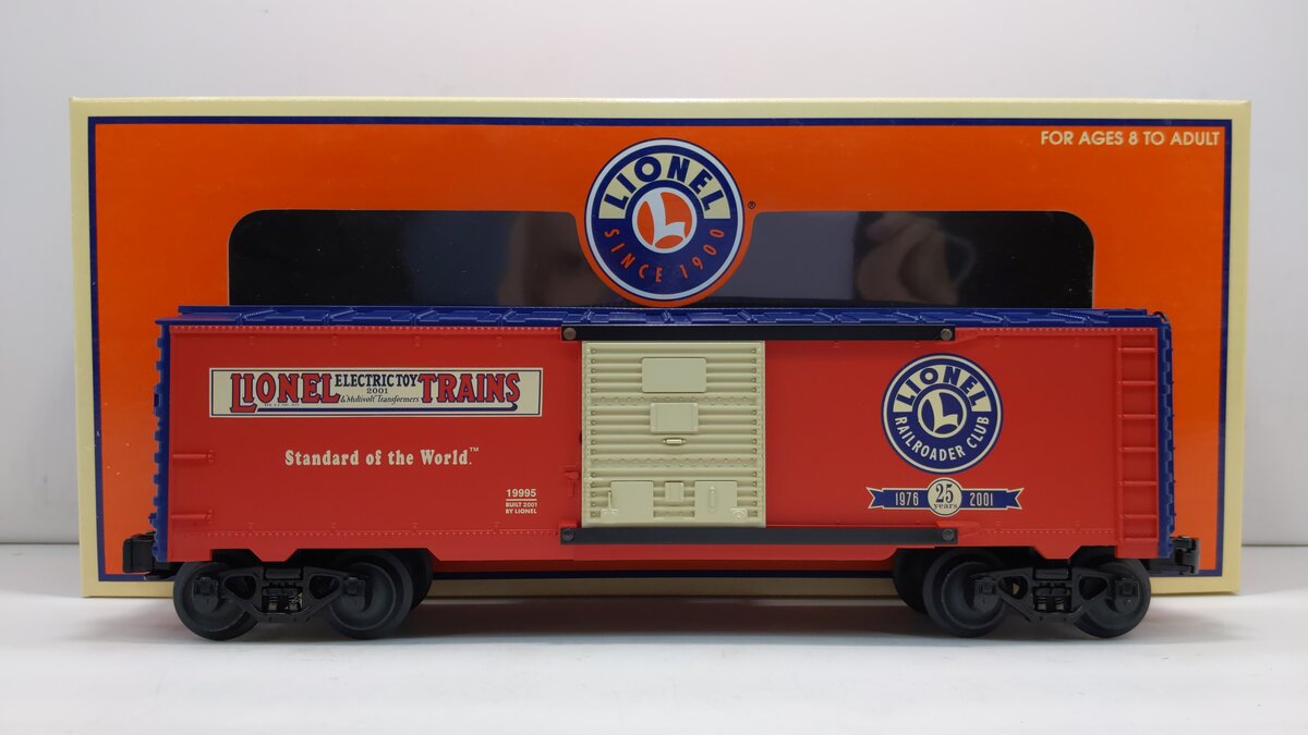 Lionel 6-19995 O Gauge LRRC 25th Anniversary Lionel Boxcar NIB