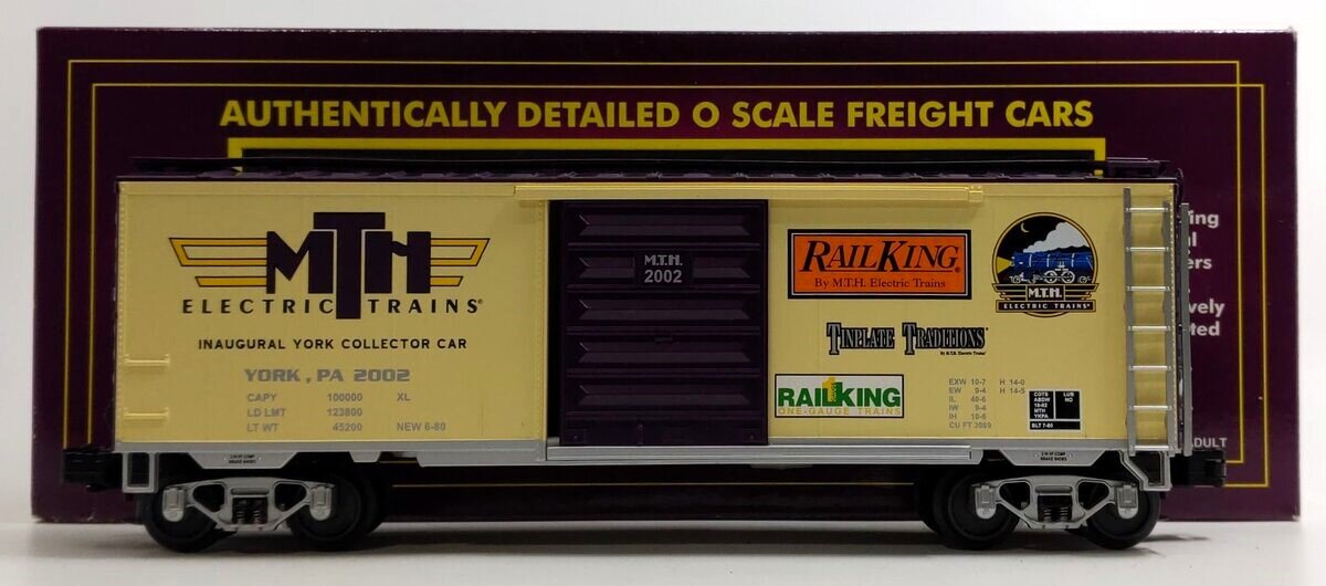 MTH 20-93154 O Gauge TCA York 2002 Boxcar MT/Box