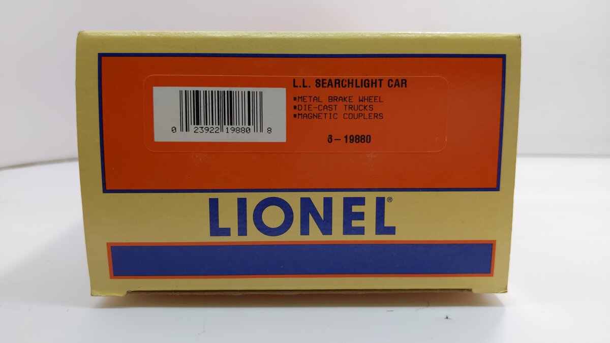 Lionel 6-19880 O Gauge Lionel Lines Ext. Searchlight Car EX/Box