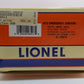 Lionel 6-26513 O Gauge NYC Emergency First Aid Caboose LN/Box