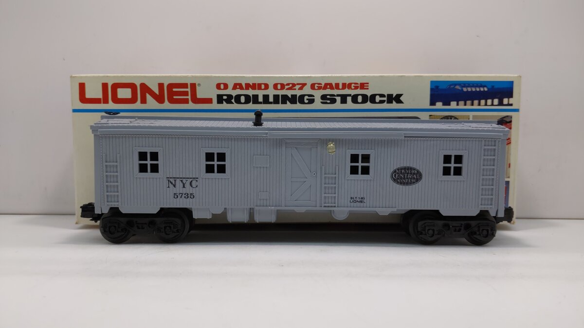 Lionel 6-5735 O Gauge New York Central Wood-Sided Bunk Car #5735 LN/Box