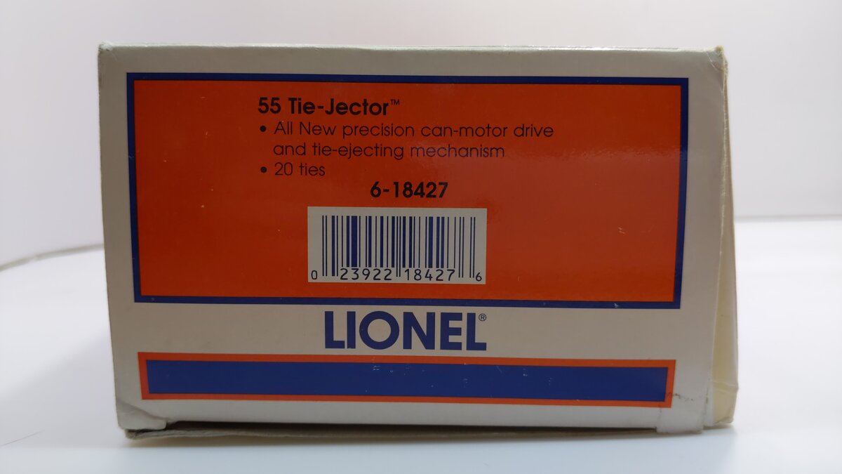 Lionel 6-18427 O Gauge Tie-Jector Operating Car #55 NIB