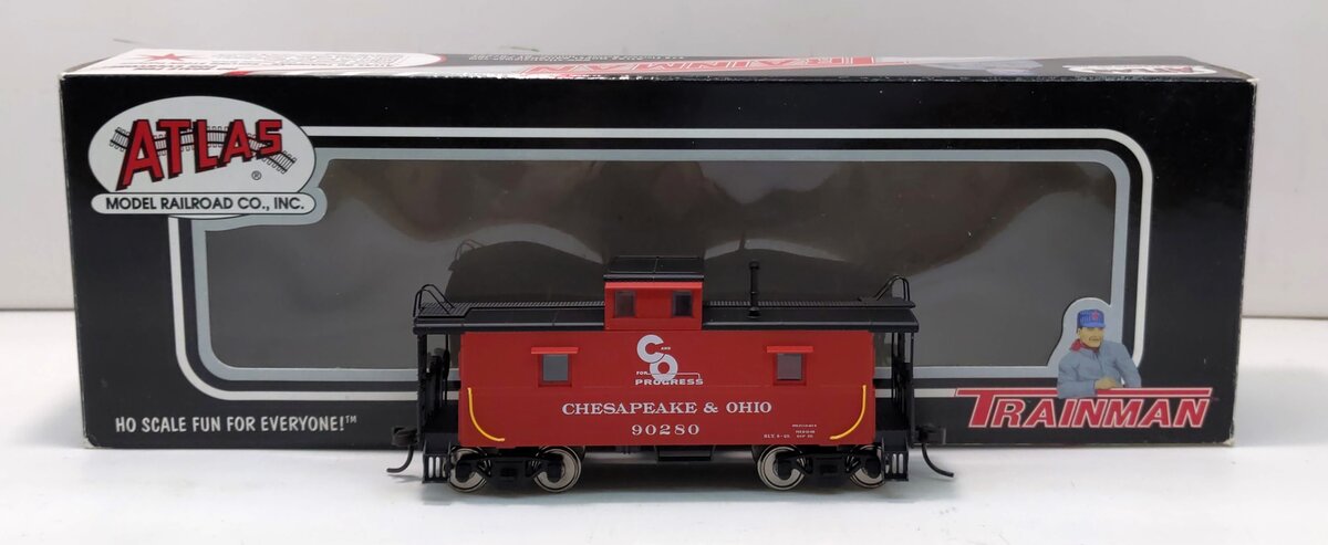 Atlas 1123 HO Chesapeake & Ohio Cupola Caboose #90280 NIB
