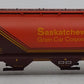 Bachmann 19140 HO Scale Saskatchewan 4 Bay Cylindrical Grain Hopper # 397387
