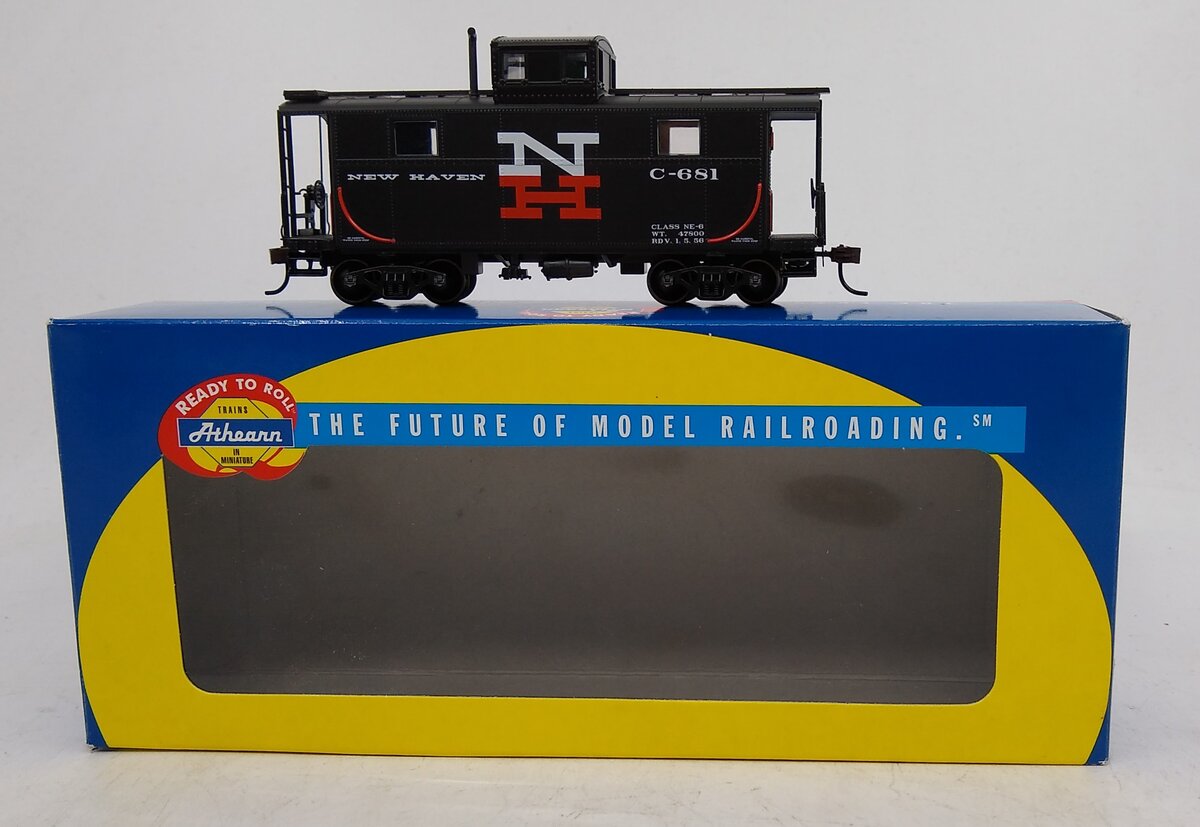 Athearn 74258 HO New Haven 2-Window Caboose #C-681 LN/Box