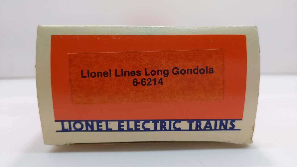 Lionel 6-6214 O Gauge Lionel Lines Gondola w/Canisters LN/Box