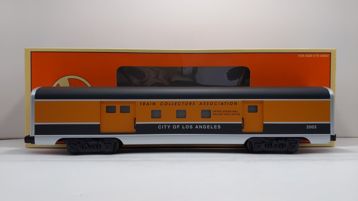 Lionel 6-52274 O Gauge TCA Aluminum Railway Post Office Car #2003 LN/Box