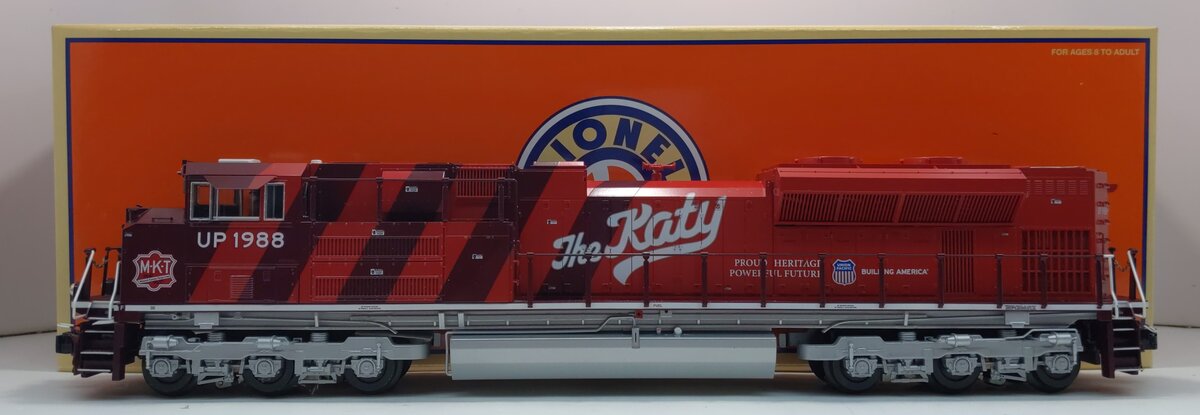 Lionel 6-28263 O MLR UP Heritage KATY Legacy SD70ACe Diesel Locomotive #1988 LN/Box