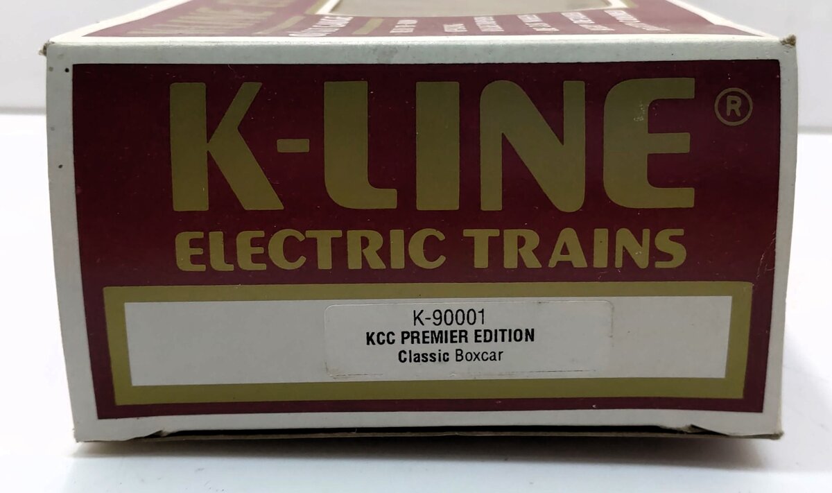 K-Line K90001 O Gauge KCC Premier Classic Boxcar EX/Box