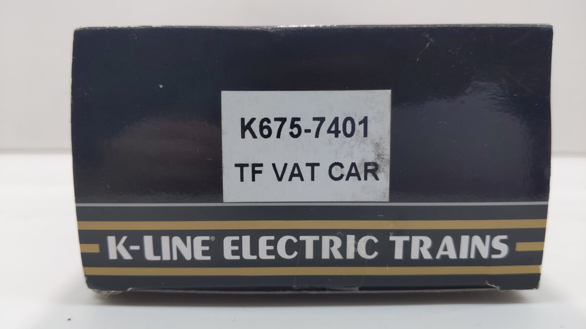 K-Line K675-7401 O Gauge Toy Fair Keokuk Vat Car LN/Box