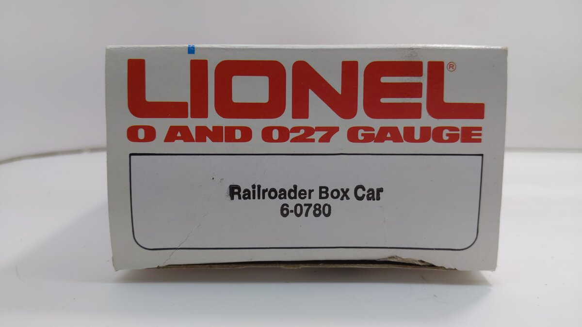 Lionel 6-0780 O Gauge LRRC 1982 Railroader Club Boxcar LN/Box