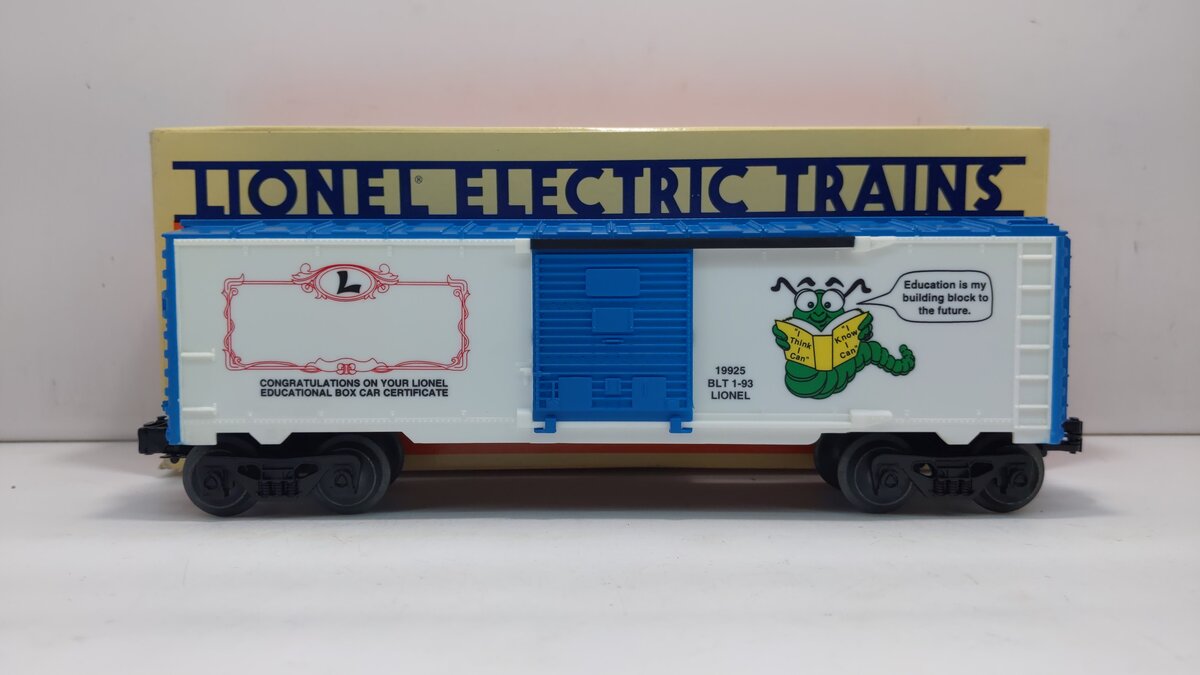 Lionel 6-19925 O Gauge Lionel Learning Center Boxcar LN/Box